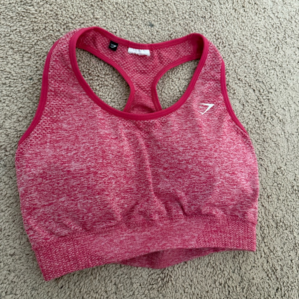 Gym Shark Vibrant Pink Racerback Sports Bra